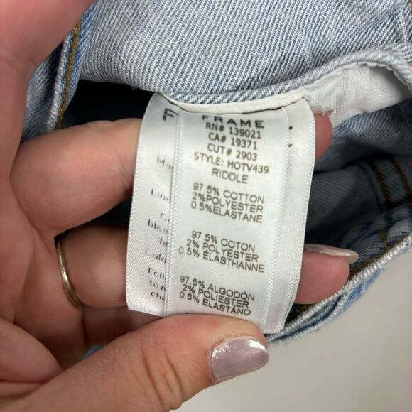 Frame Denim Light Blue Denim Vest - Picture 6 of 7